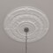 Ekena Millwork Dauphine Ceiling Medallion (Fits Canopies up to 13 1/4"), 33 7/8"OD x 1 3/8"P, Primed White CM33DA - alternate 5